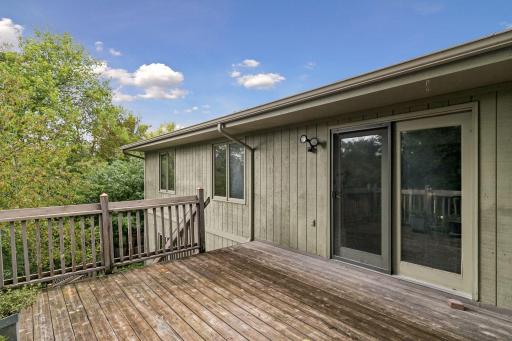 Upper deck off the living room