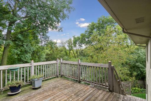 Upper deck off the living room