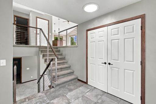 Large entry closet!