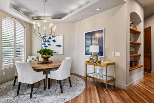 Host elegant gatherings in the formal dining room