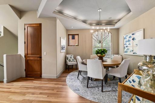 Host elegant gatherings in the formal dining room
