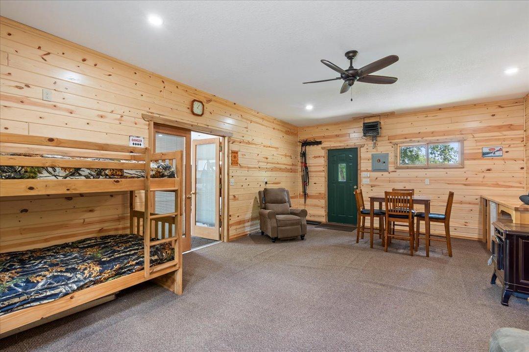Bunkroom in garage