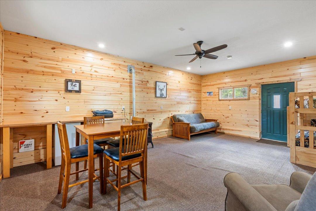 Bunkroom in garage
