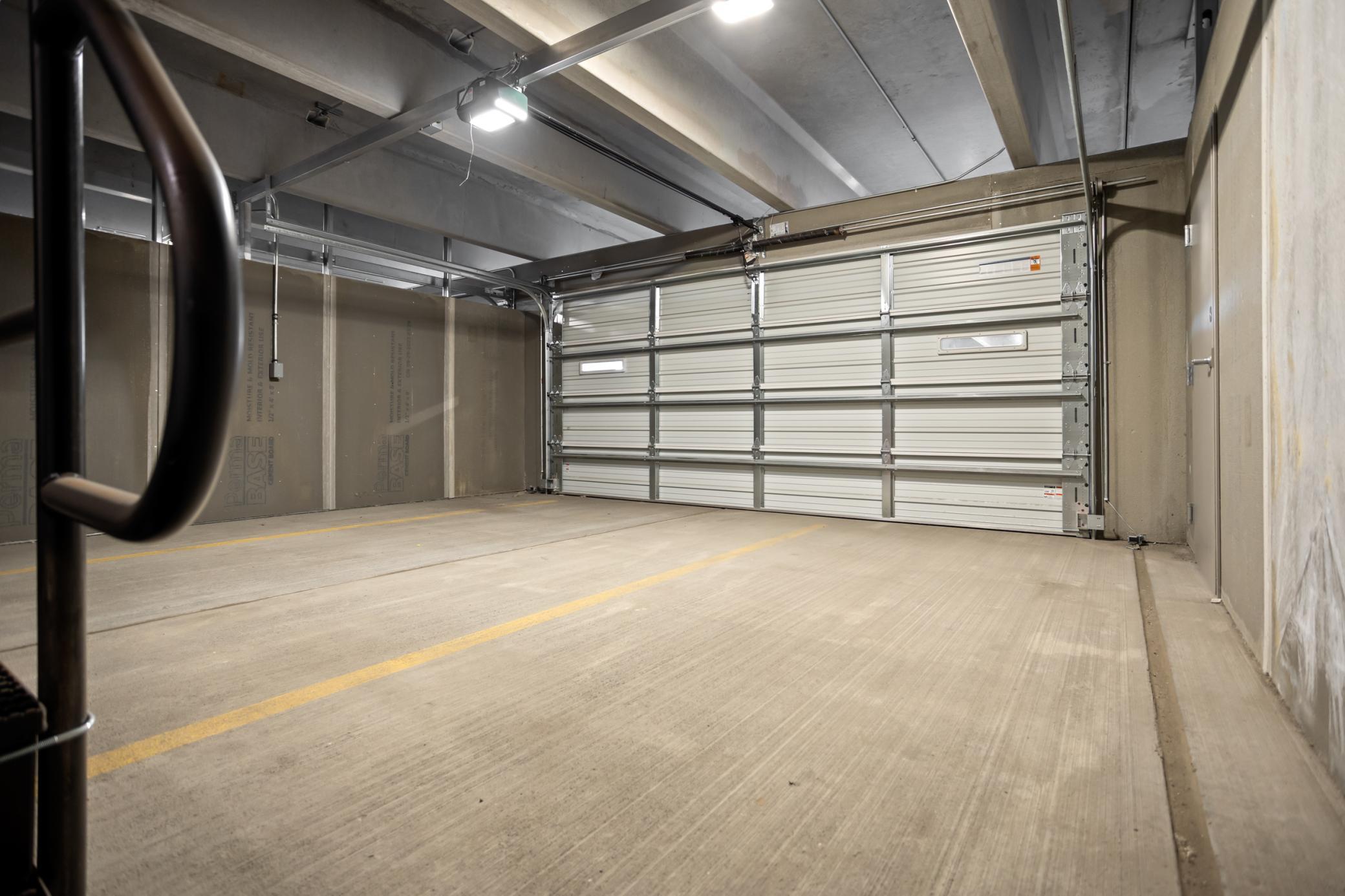 Attached 2 stall garage