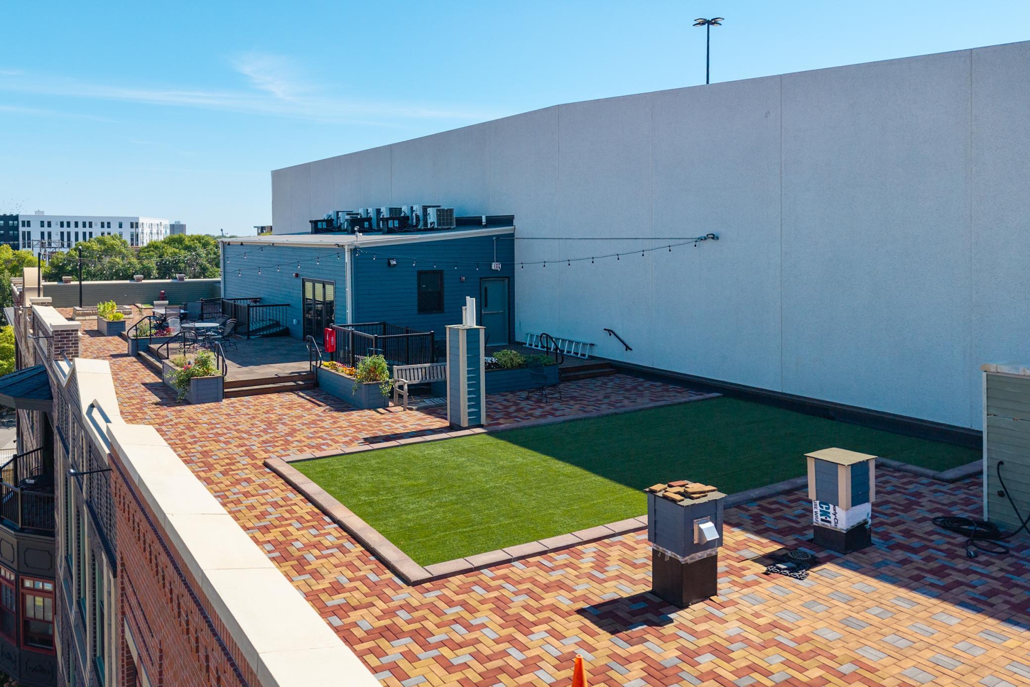Rooftop drone view 2