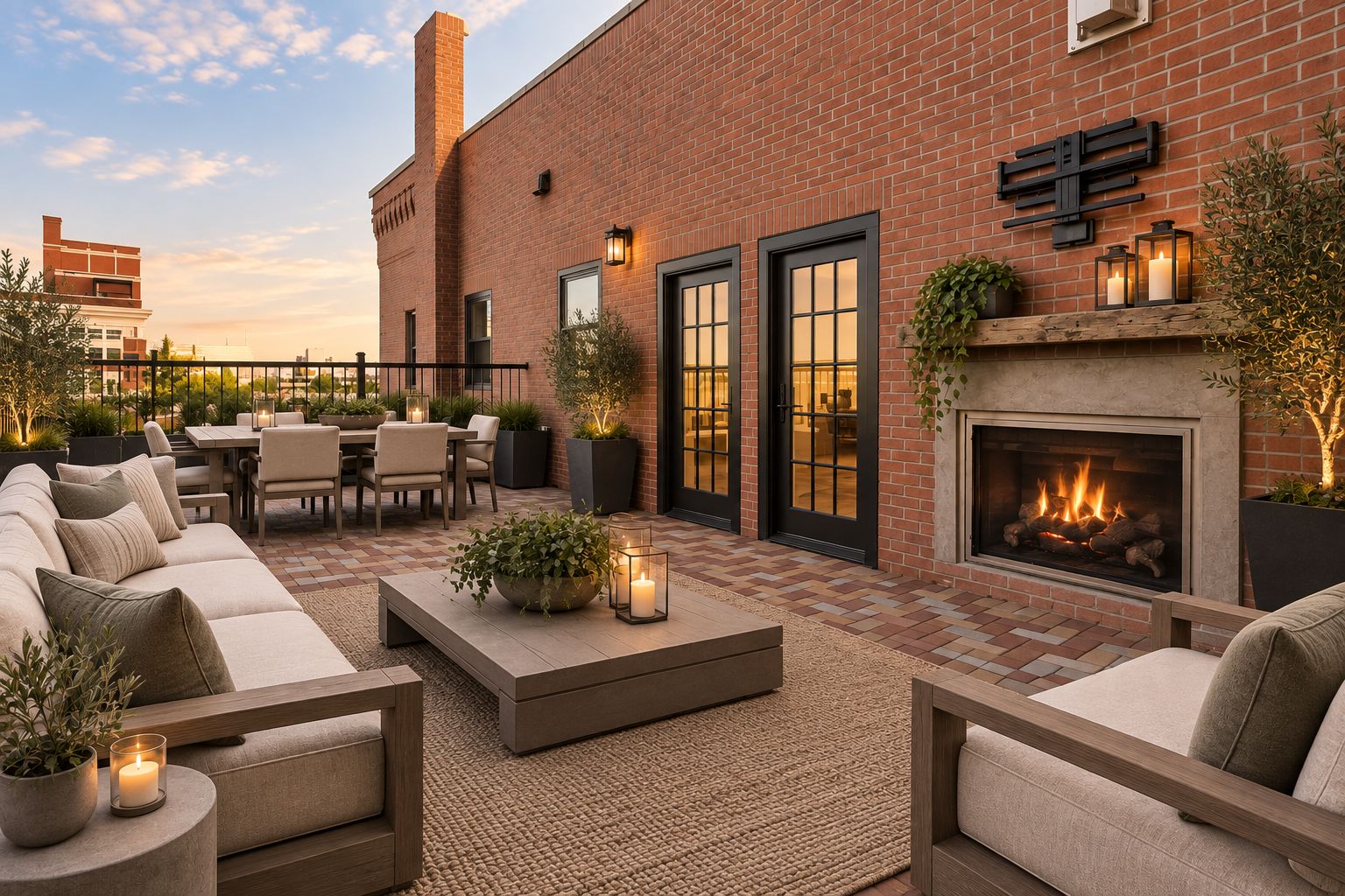 Balcony Virtually Staged