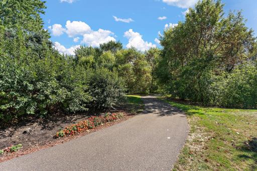 City park trails just steps away from your front door!