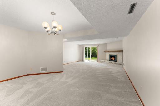 Lower level family room - walk out to patio