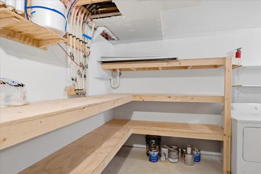 Storage in the lower level