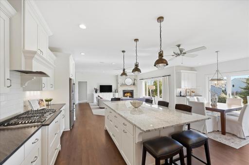 High end stainless steel appliances, reverse osmosis water and the sink and refrigerator