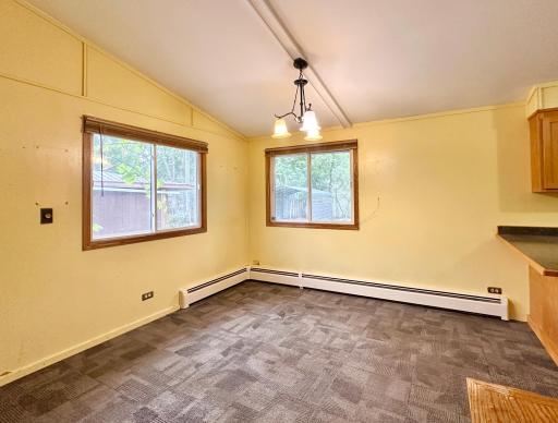 The dining space is generous for family and guests.