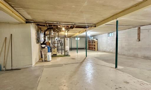 The basement is a clean slate to do whatever you want to. Lots of equity potential here.