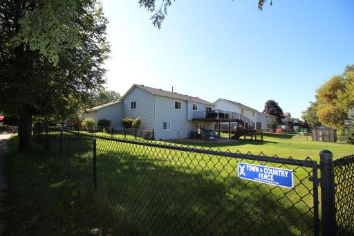 Big fenced yard