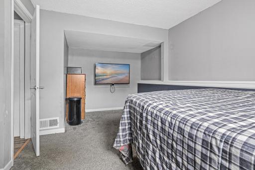Another lower level bedroom - could also be used for a family room space