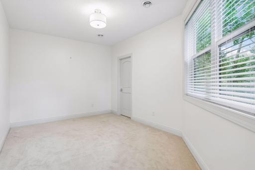 There are two, spacious Junior Bedrooms located in the lower level - this room features a walk-in closet.