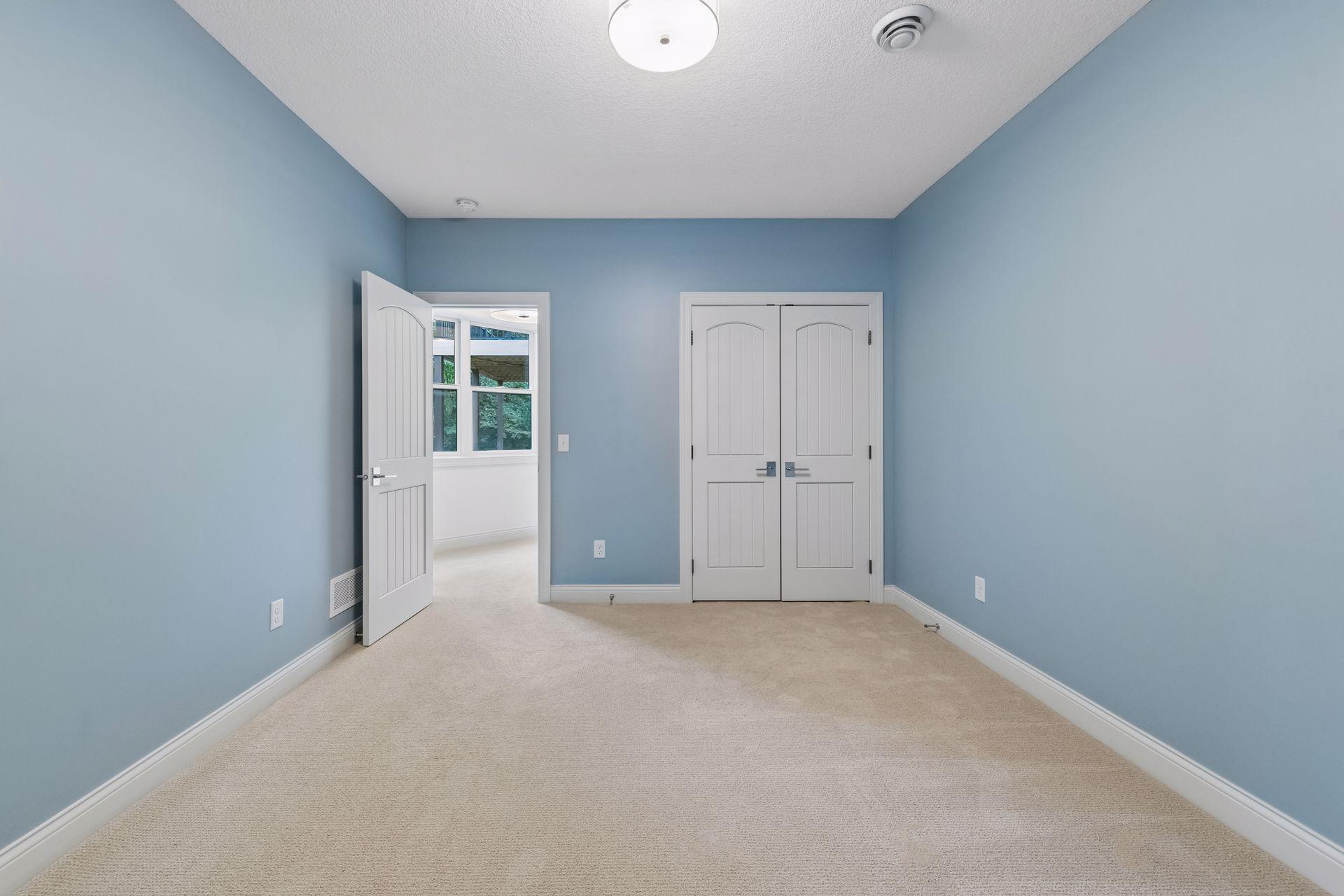 The second lower level bedroom - great for visitors or overnight guests.
