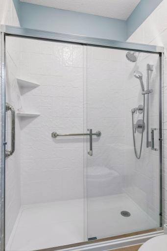 The 3/4 Bathroom features upgraded fixtures and hardware.