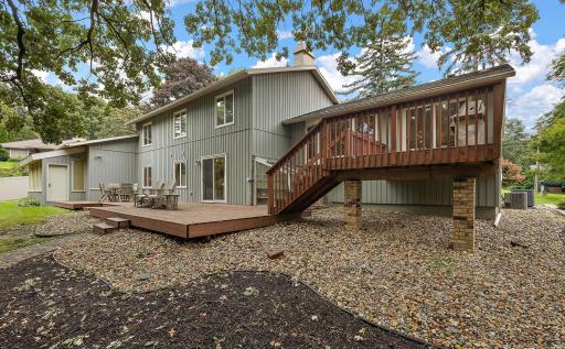 Two Tier deck - access off the kitchen and family room