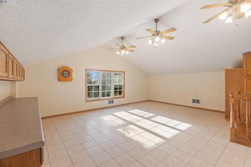 This bonus room adds a lot of use and square footage to the house.