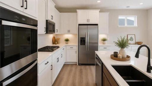 Lots of cabinet space with tons of storage