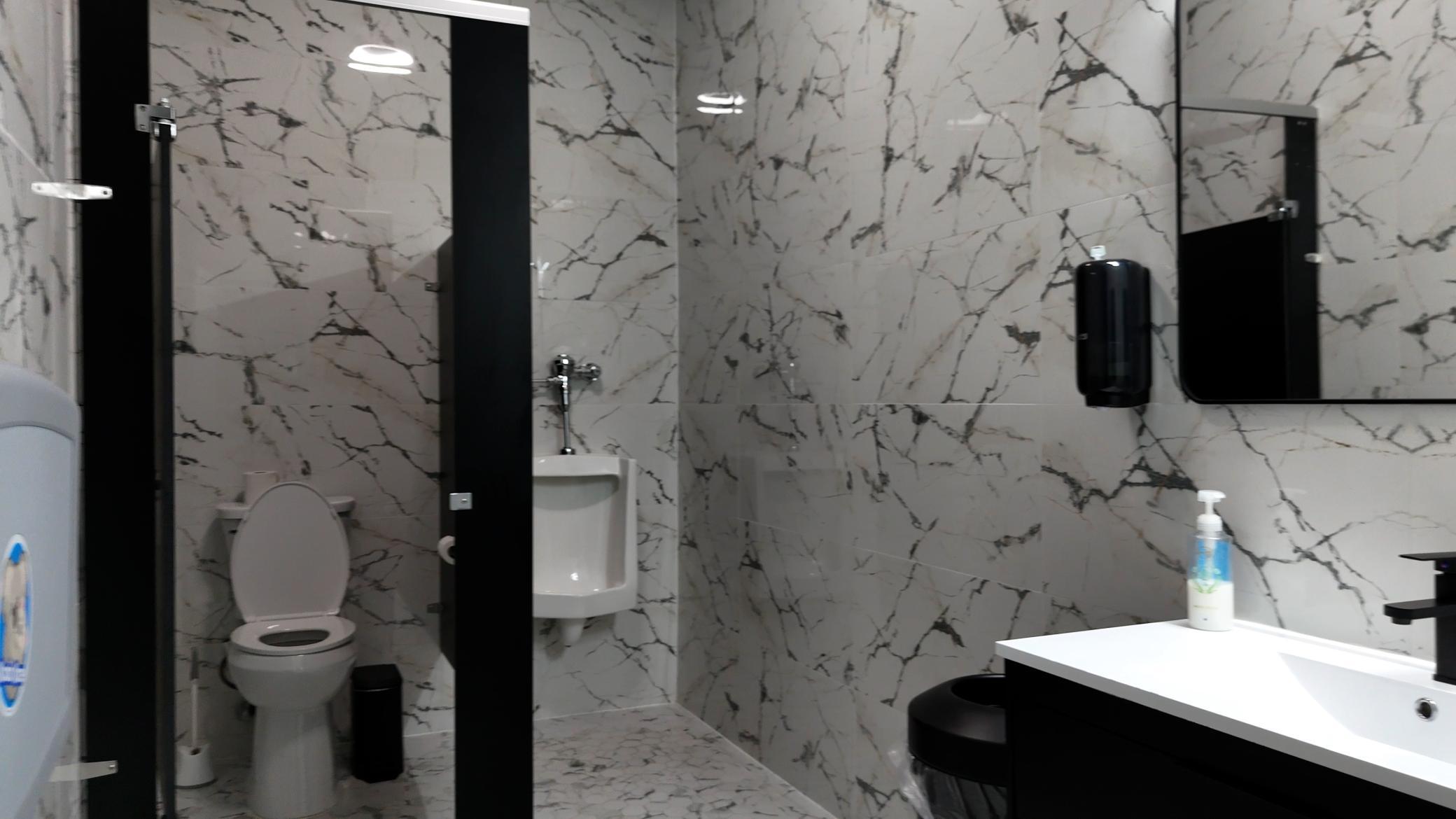 Updated bathrooms