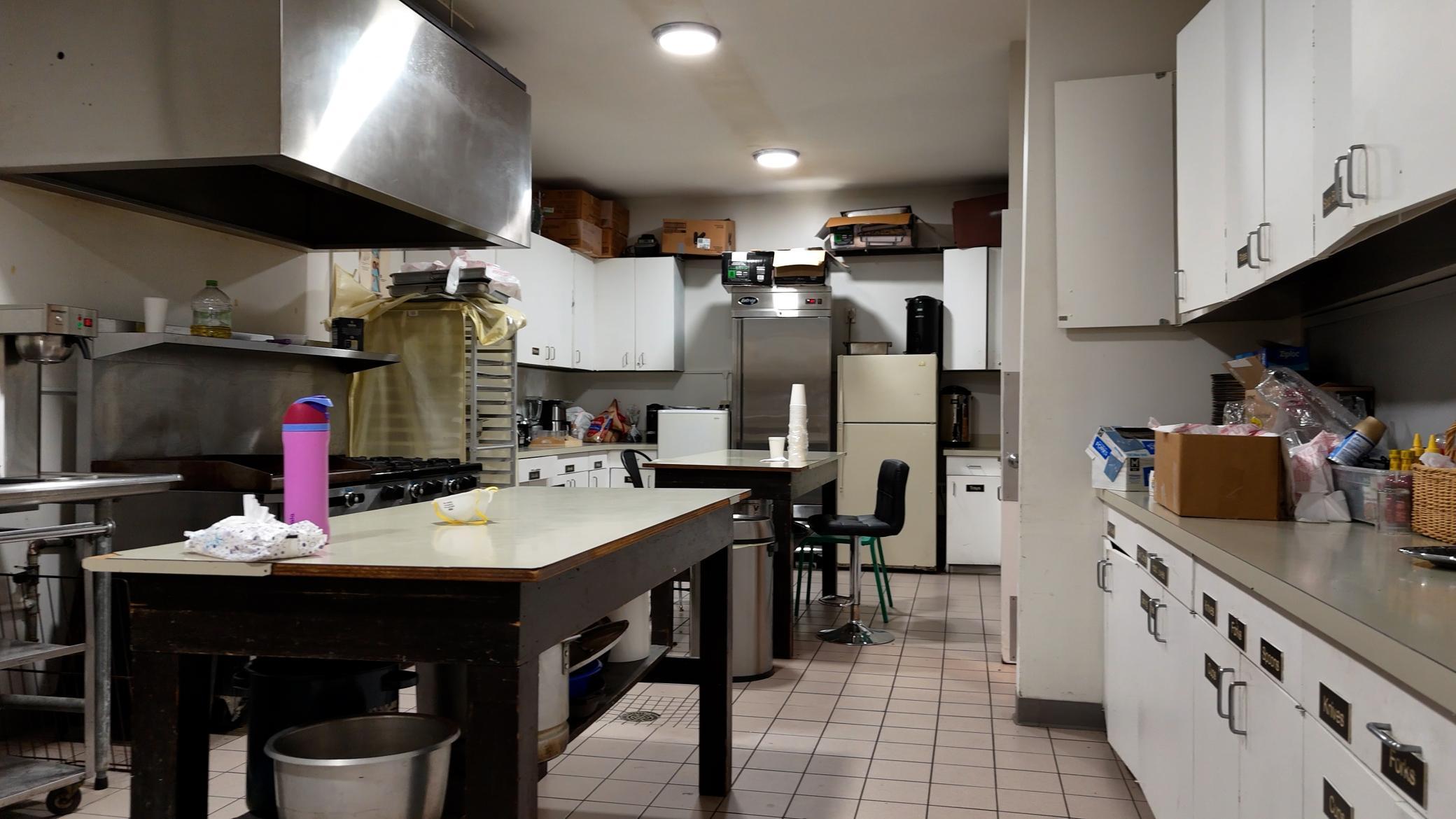 Functional kitchen.