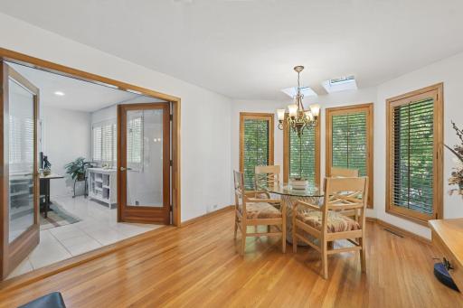 Informal Dining Area Opens to 4 Season Porch