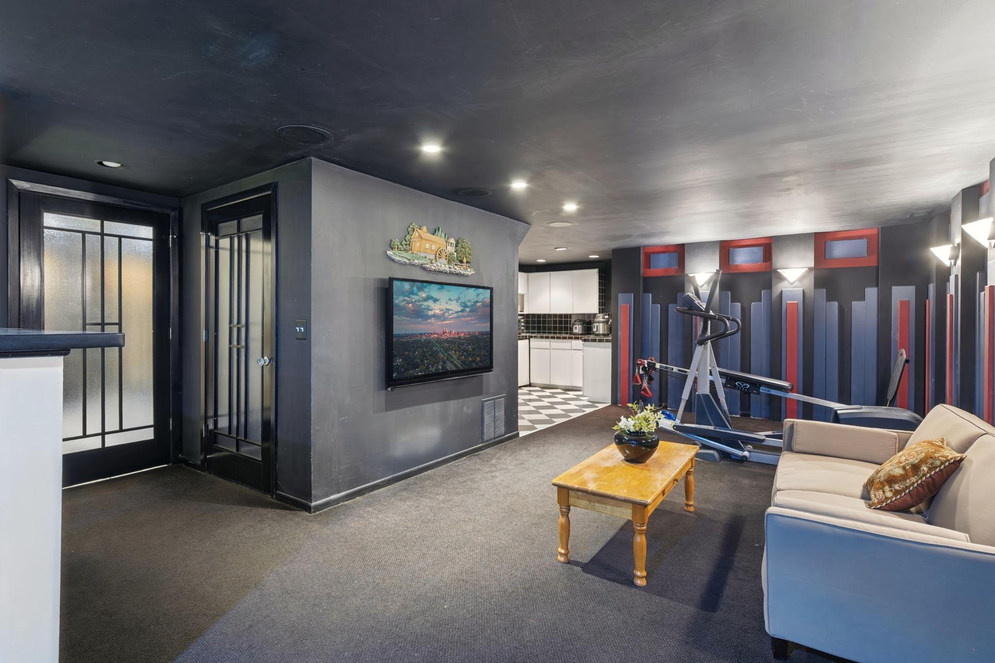 Lower Level Movie Theater!