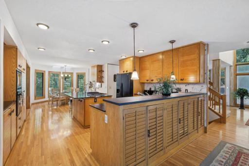 The Kitchen has Everything You Need, Spacious but All Within Reach!