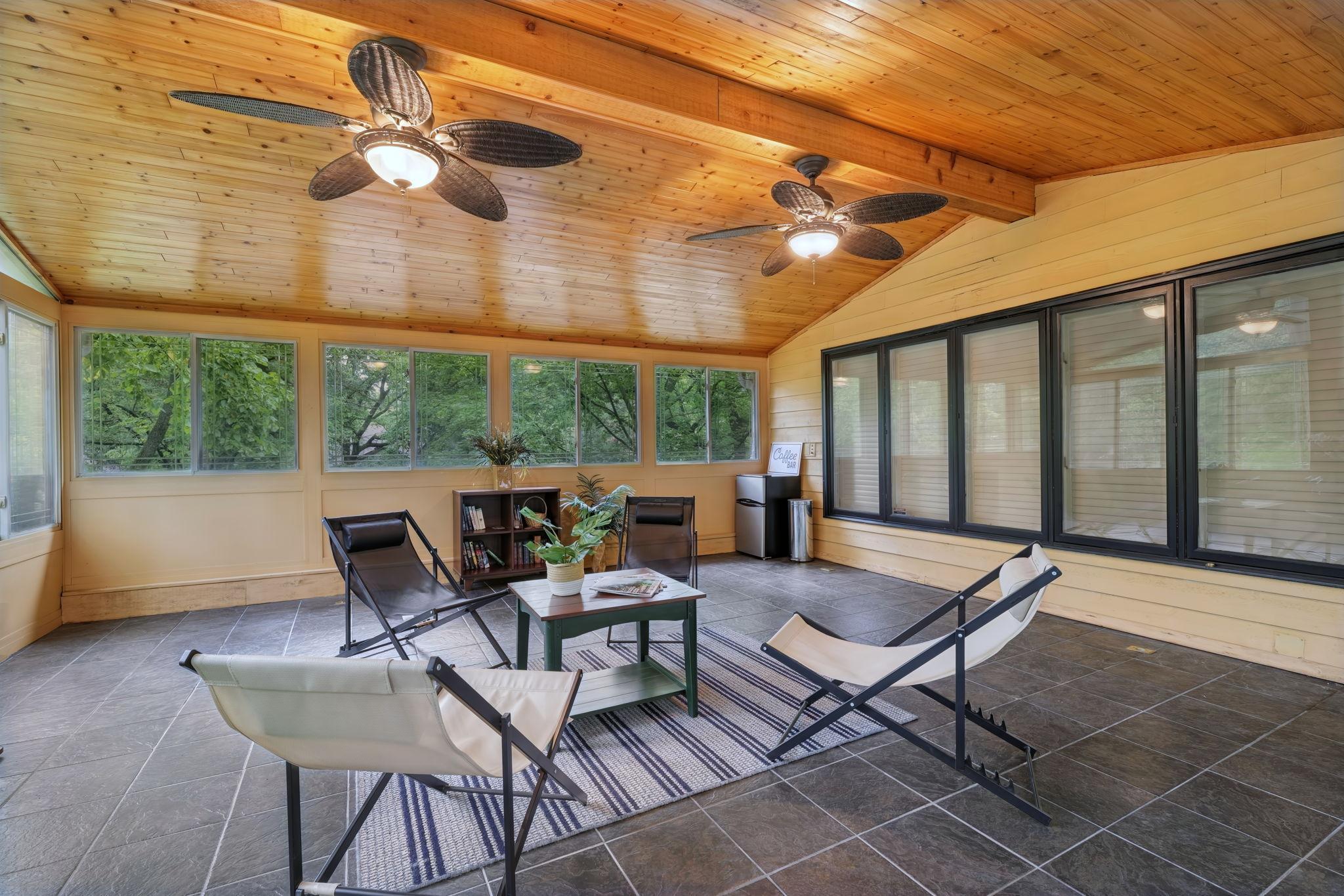 Beautiful 3 Season Porch!