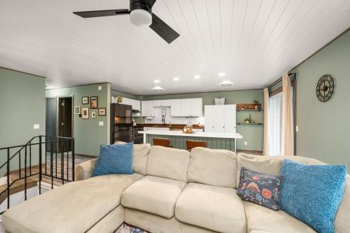 Open Floor Plan with Large Living Room open to Kitchen and Dining Room and awesome center island!