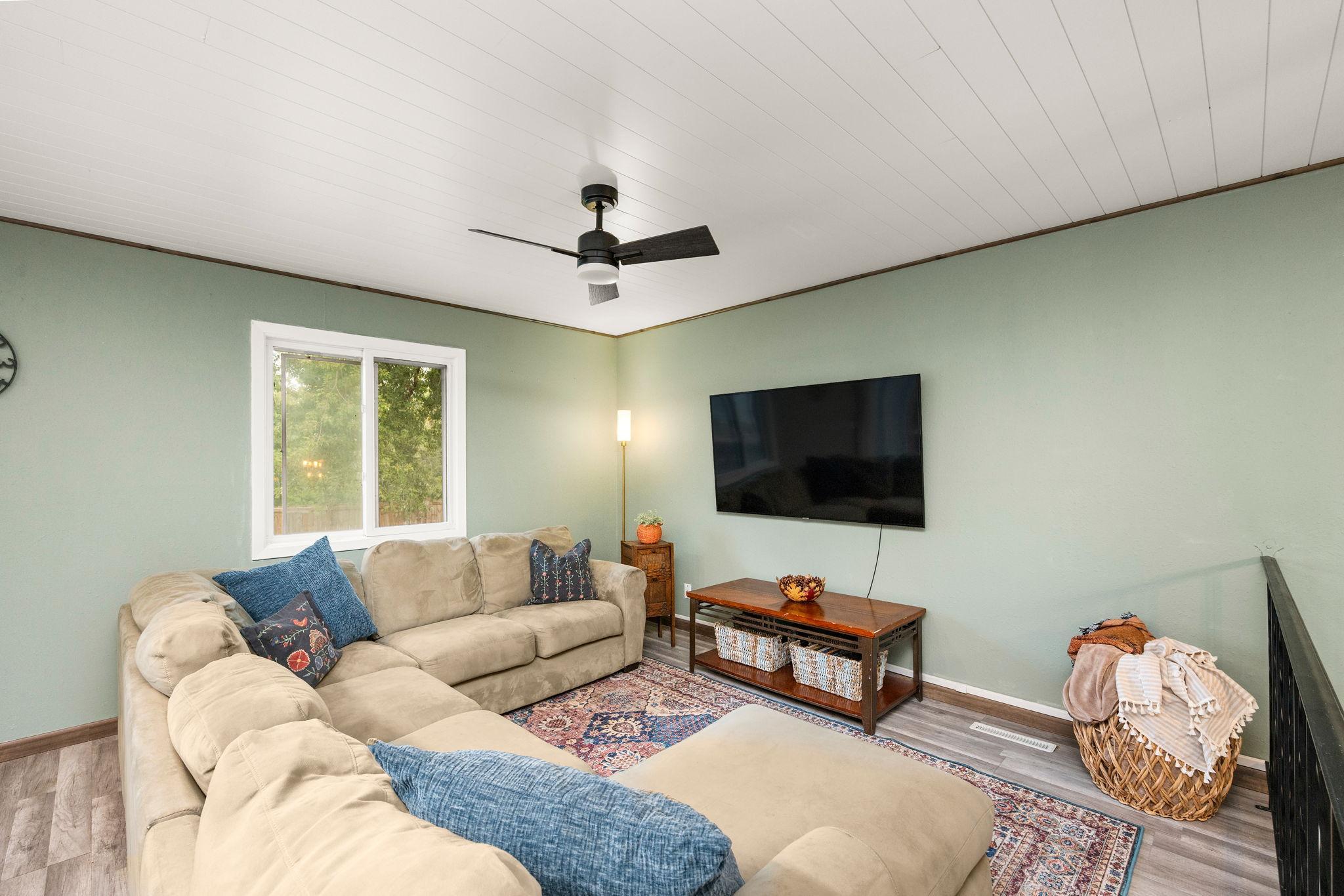 Open Floor Plan with Large Living Room open to Kitchen and Dining Room and awesome center island!