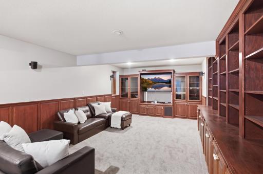 5994 425th St - Lower Level Family or Theater Room