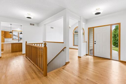 Foyer flows into the main living and entertaining areas.