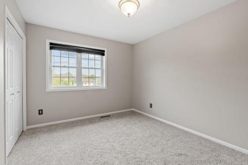 bedroom 2 with brand new carpet and paint as of 9/17/26