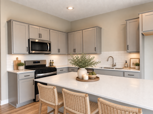 Ample storage in addition to the pantry. *Photo of similar home. Virtually staged.
