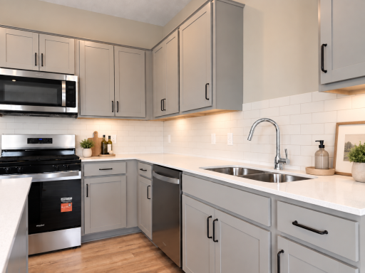 Loads of countertop space for cooking and baking. *Photo of similar home. Virtually staged.