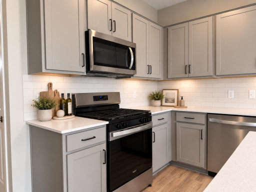 Stainless steel appliances throughout. *Photo of similar home. Virtually staged.