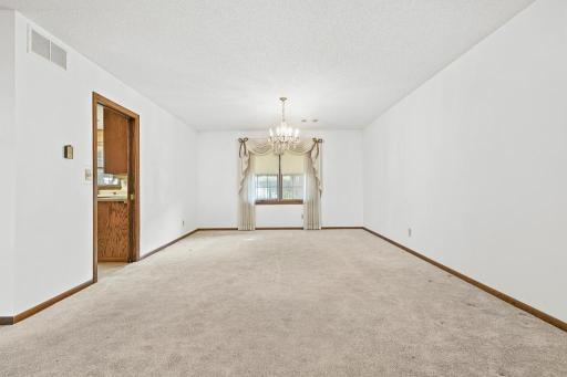 Formal dining space as-is