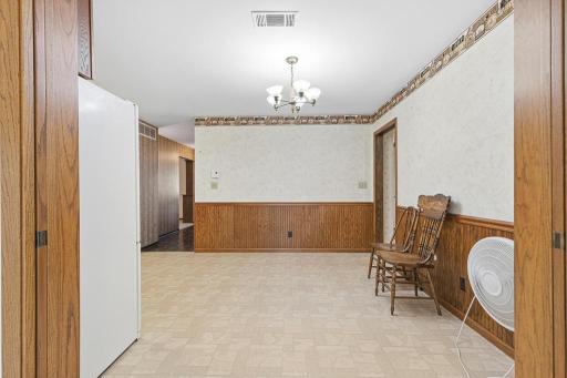 Plenty of room for a casual dining table in the kitchen