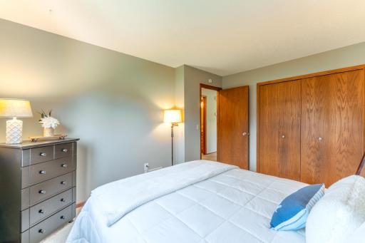 Another view of first bedroom on main level.