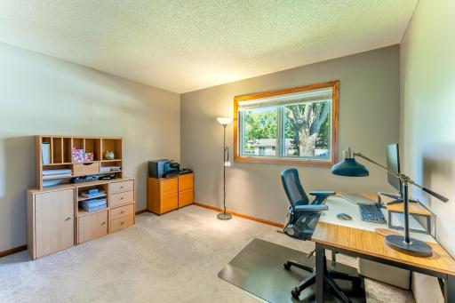 2nd bedroom on main level currently being used as a home office.