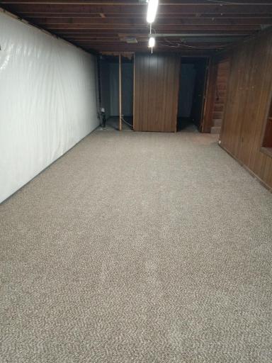 Seller just installed brand new carpet in basement!