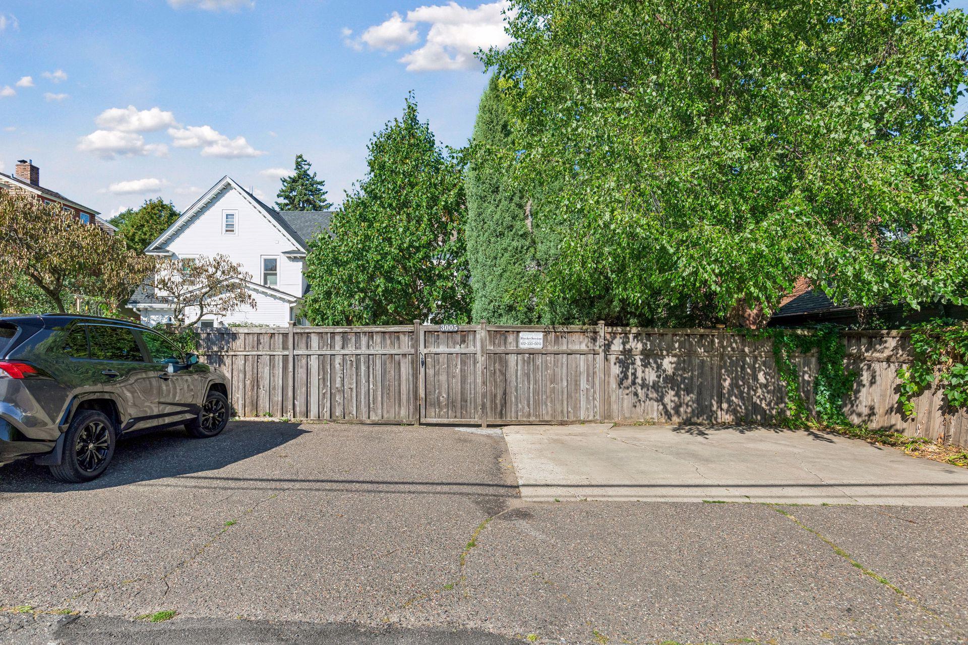 5 off-street parking spots