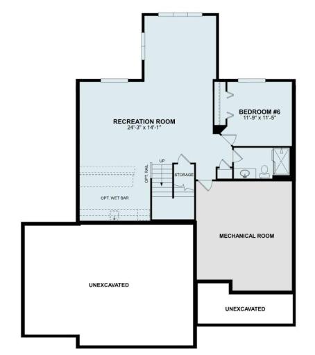 Finished Basement (Lookout) - Note this home will have a 5th bedroom in basement