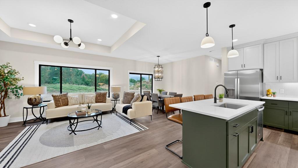 Completed new construction 5 bed 3 bath walkout rambler for sale 2453 14th Ave SW Rochester MN 55902