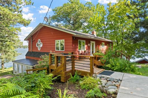 Mature trees, established landscaping, and generous decking welcome you home.