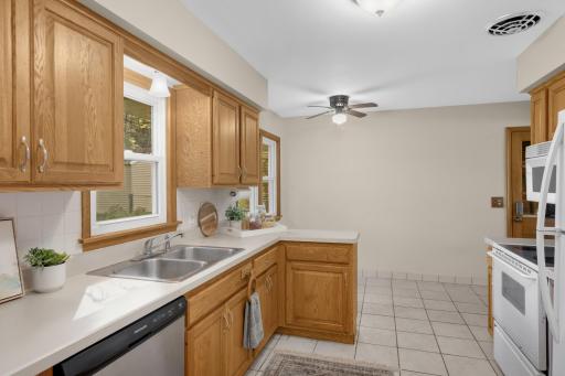 Enjoy great storage throughout this kitchen.