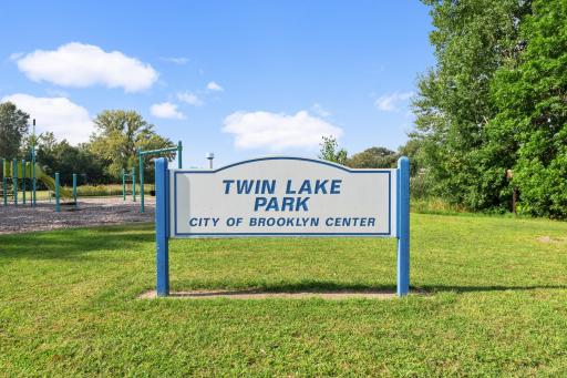 Twin Lake Park is tucked into a dead-end neighborhood