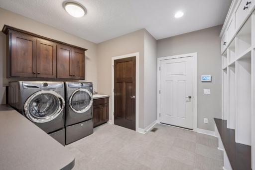 Main Level Laundry Mud/Laundry Room with GE Washer and dryer